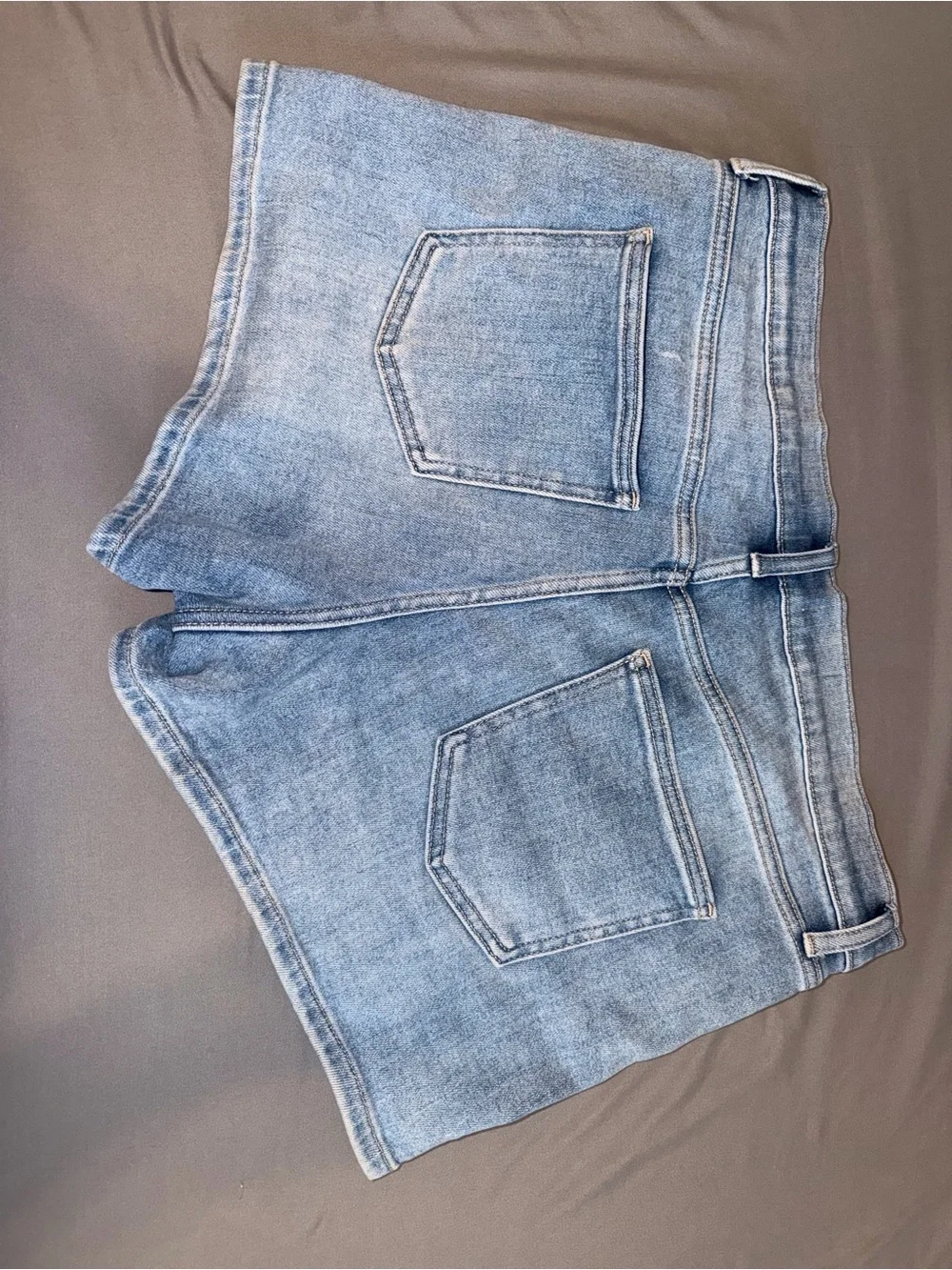 Light Blue Denim Shorts - Women’s Shorts